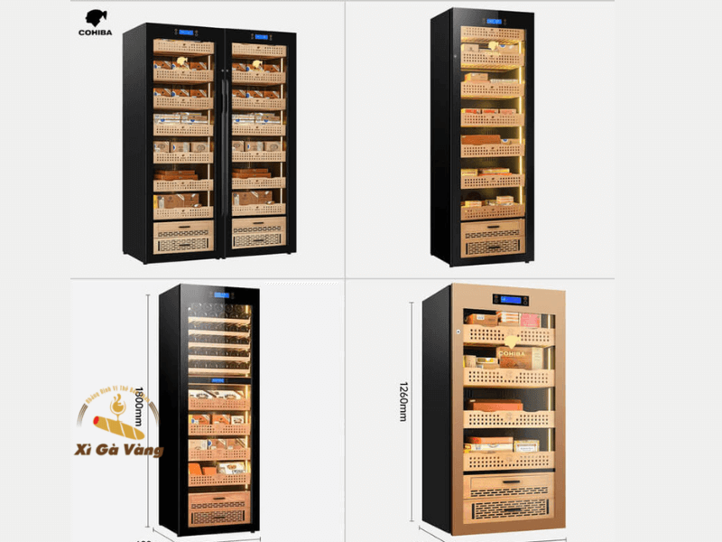 Các sản phẩm tủ bảo quản xì gà đến từ thương hiệu Cohiba với chất lượng cao